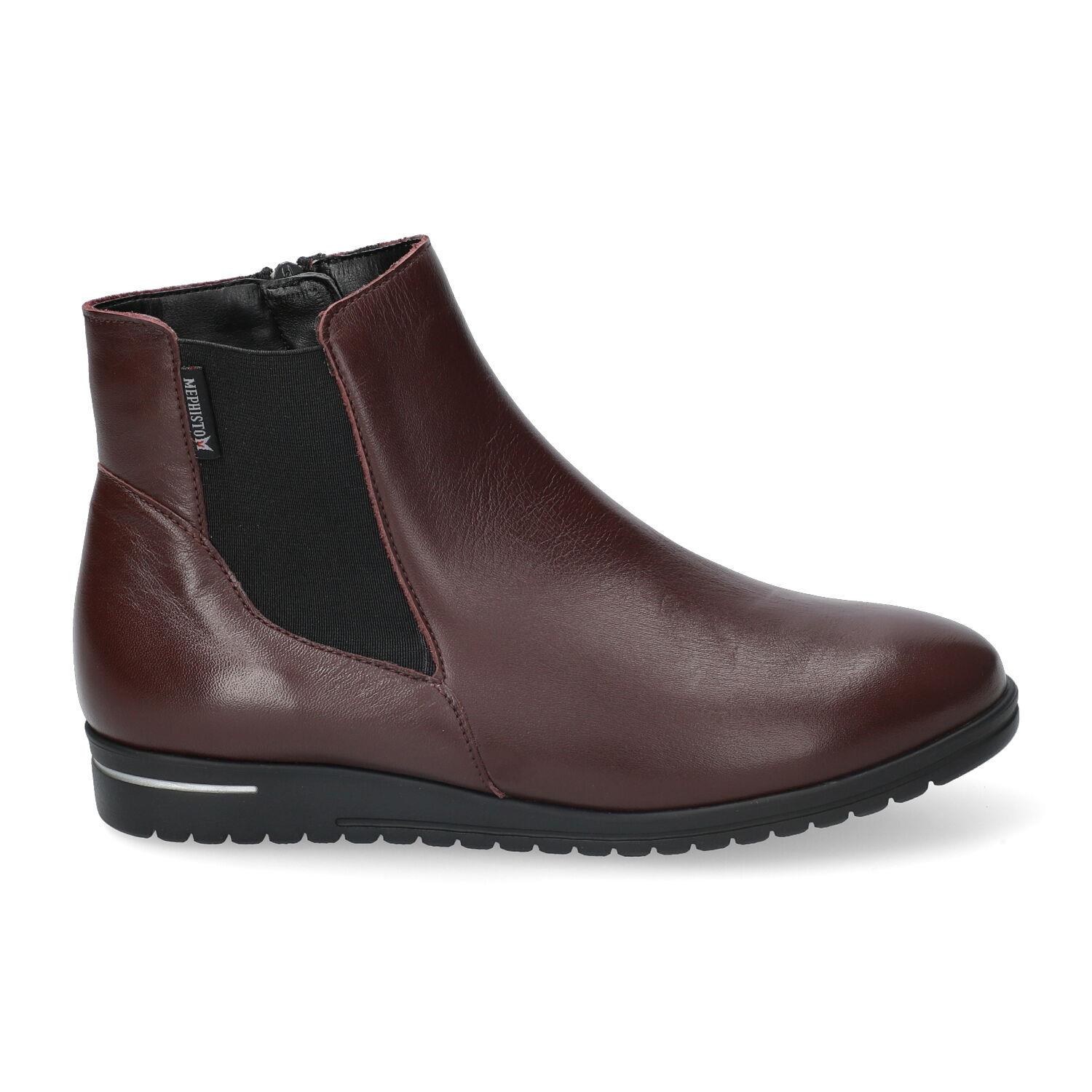bottines femme modèle Janice bordeaux - Mephisto